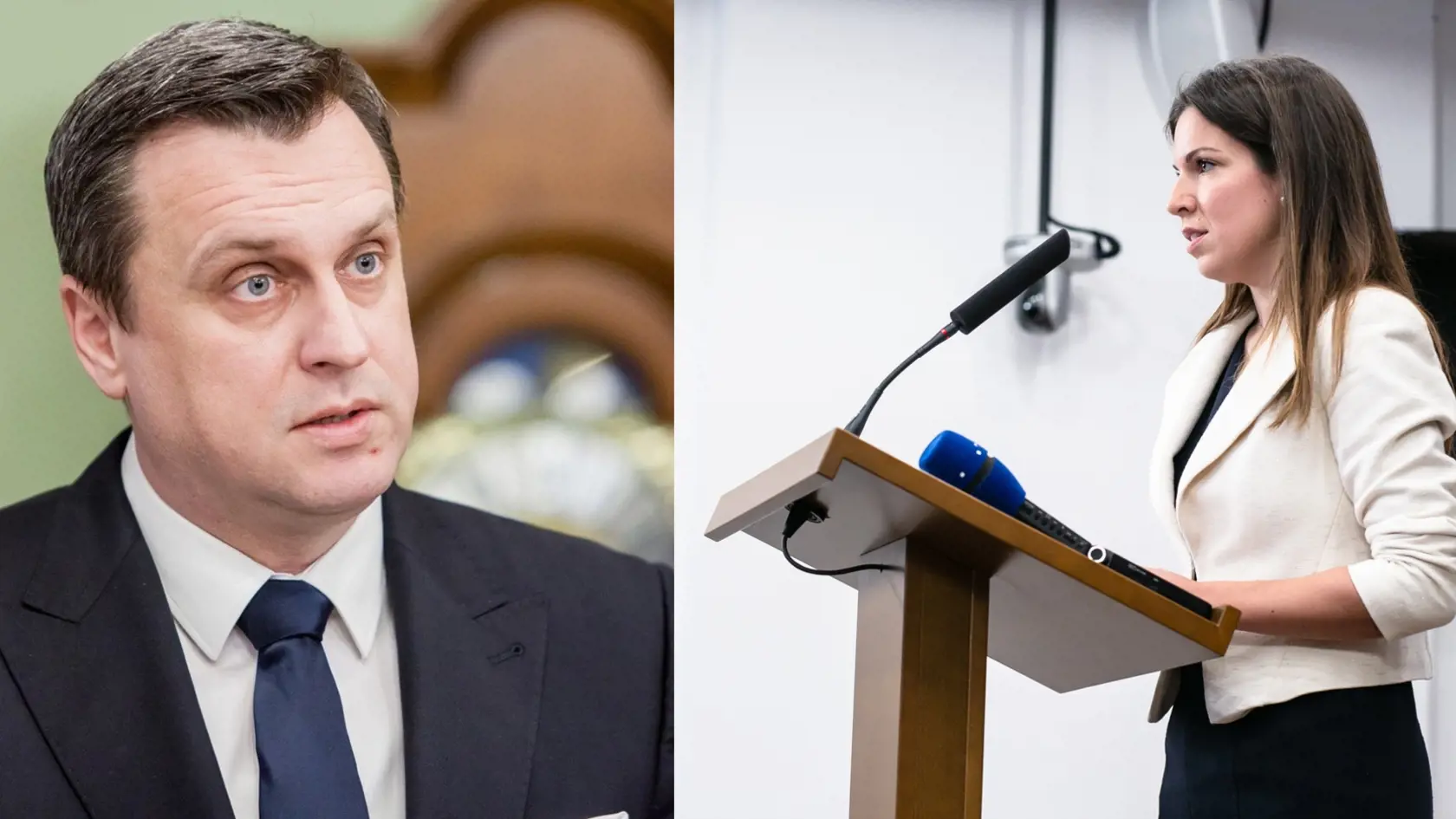Andrej Danko a Katarína Cséfalvayová.