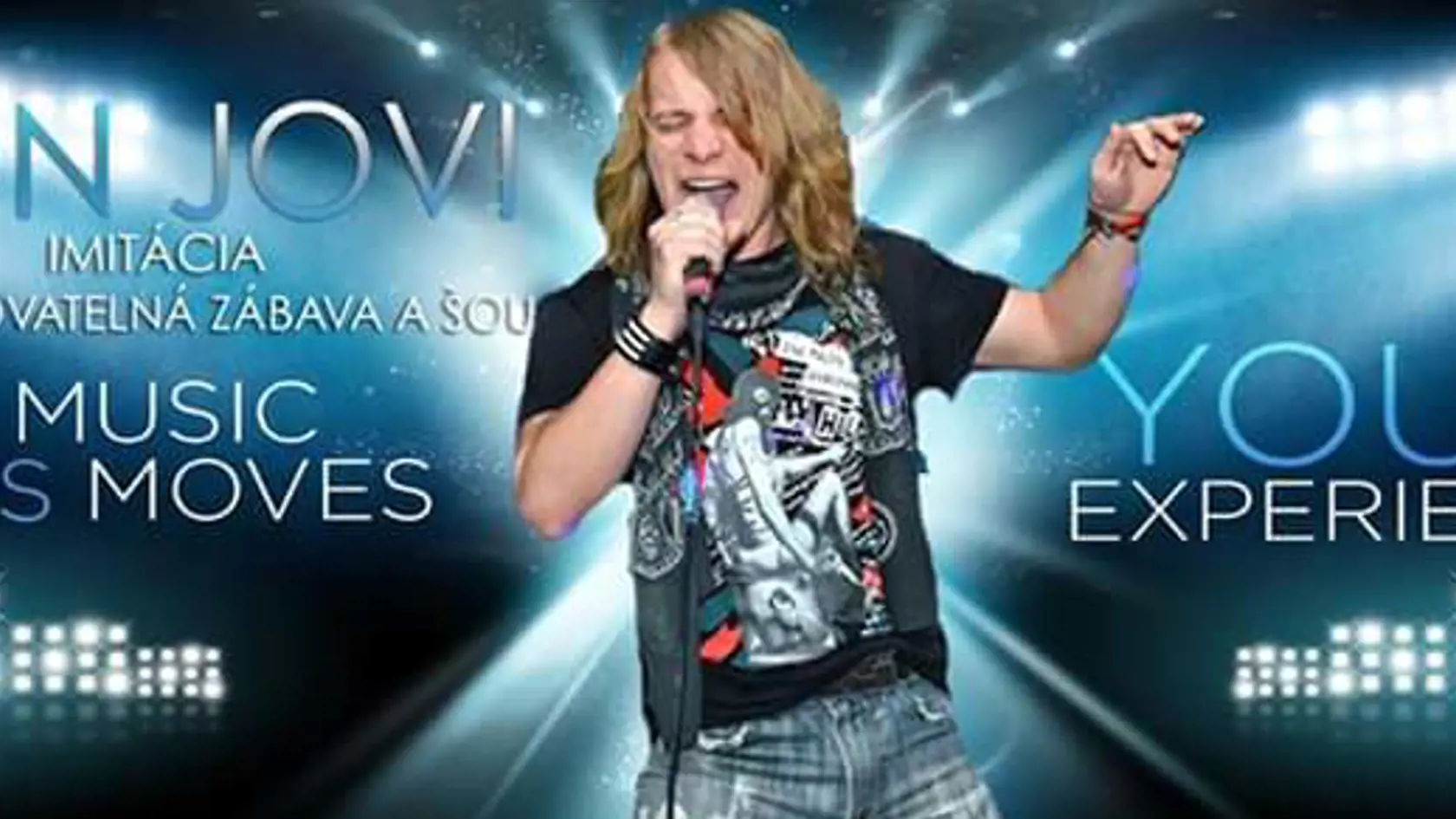 Herec Ivan Pavel Kozák je známy tým, že imituje speváka Bon Joviho.