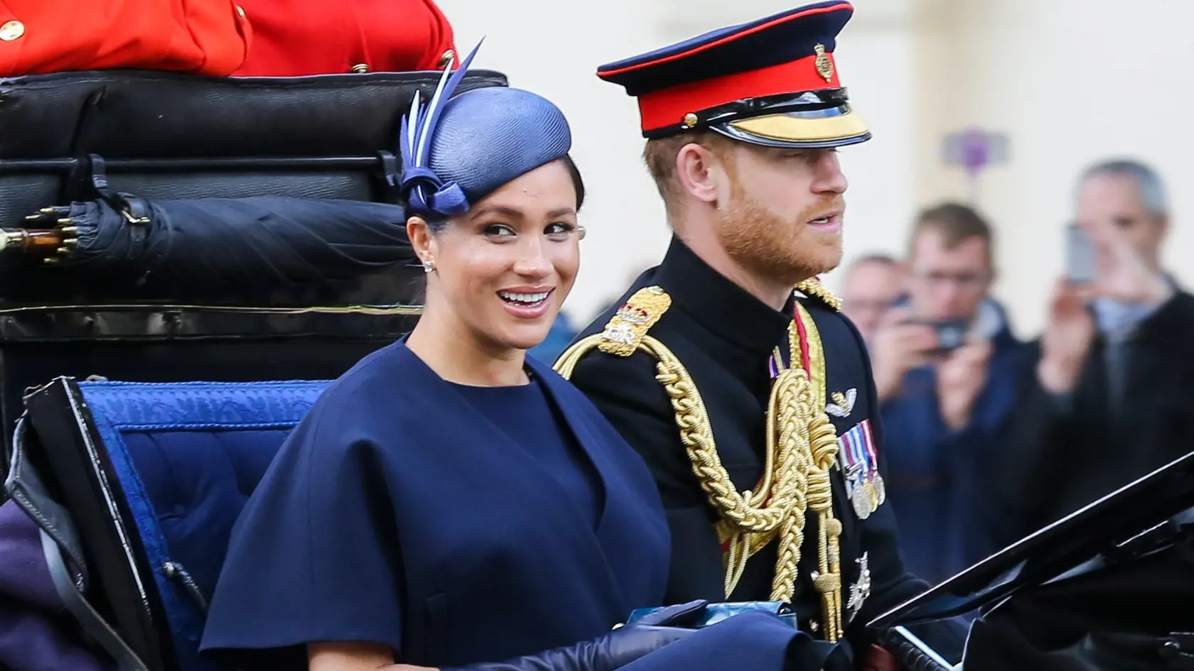 Vojvodkyňa Meghan na Trooping the Colour 2019, oficiálnych oslavách 93. narodenín kráľovnej Alžbety II.