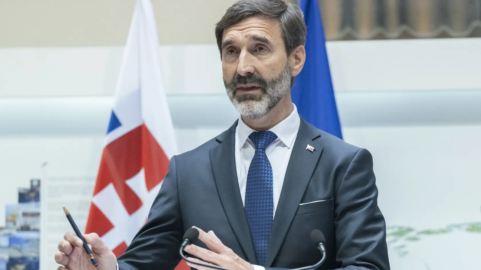 Na snímke minister zahraničných vecí a európskych záležitostí (MZVEZ) SR Juraj Blanár.