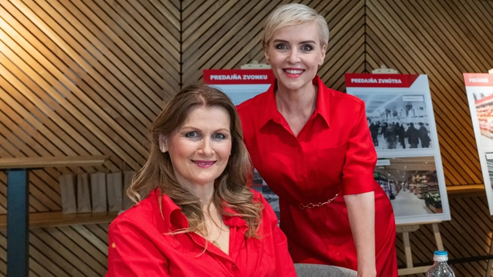 Brychtová a Kvetka Horváthová na nedávnej oslave 25. výročia Kauflandu na Slovensku