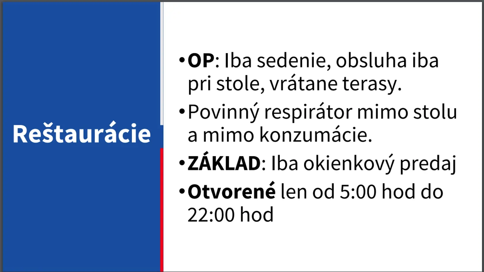 Odteraz už nebudú opatrenia platiť podľa situácie v okrese, ale od toho, či ste očkovaní, prekonali ste covid, máte negatívny test alebo nič z toho.