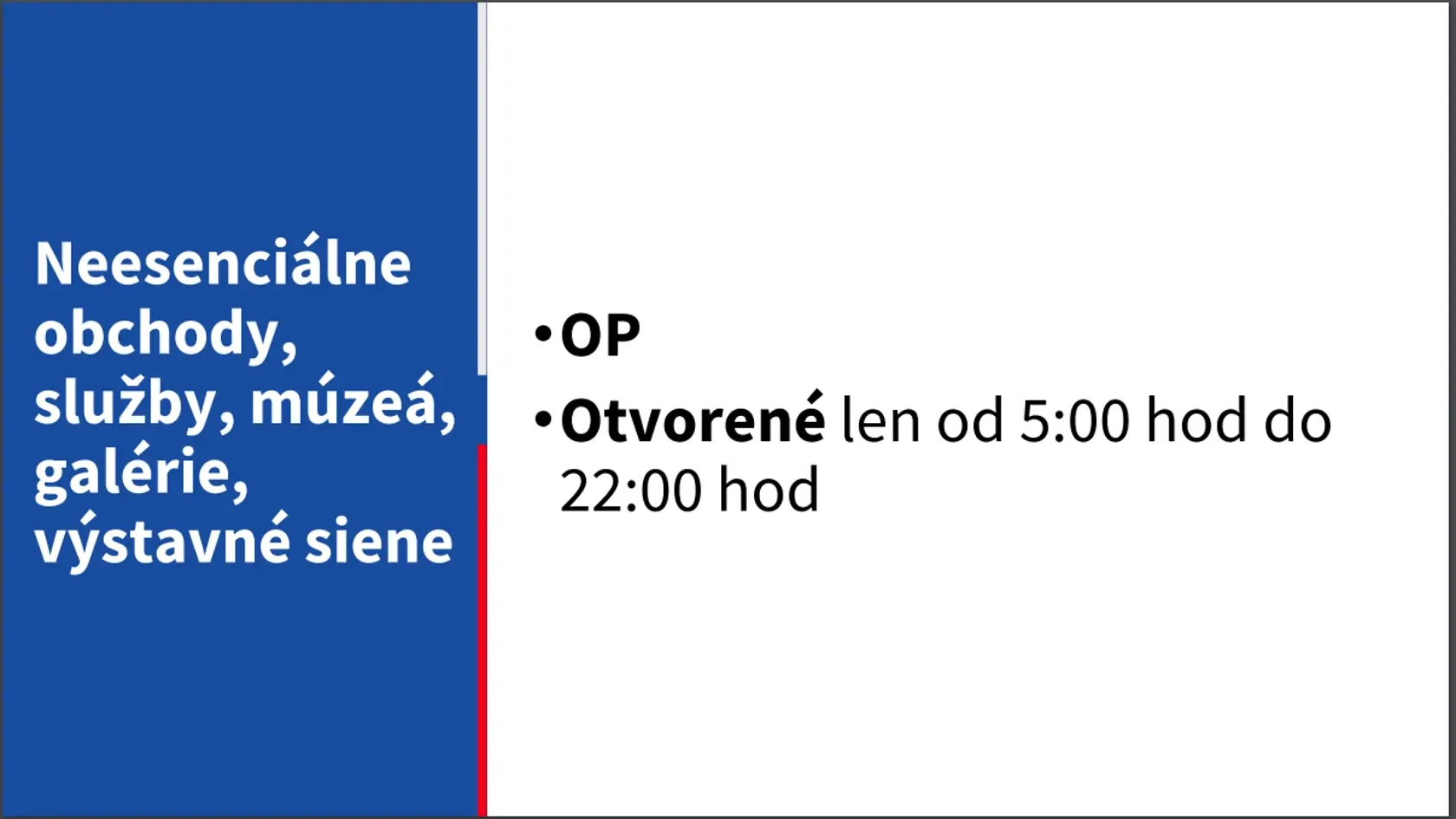 Odteraz už nebudú opatrenia platiť podľa situácie v okrese, ale od toho, či ste očkovaní, prekonali ste covid, máte negatívny test alebo nič z toho.