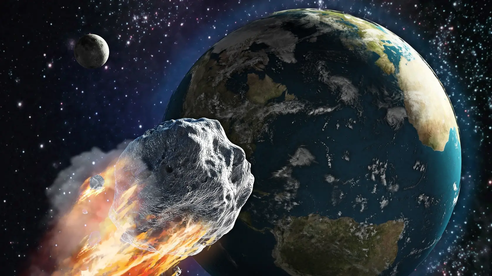 Na planétu Zem mieri asteroid YR4. S veľkou pravdepodobnosťou preletí okolo, ale existuje  možnosť, že dopadne na Mesiac.