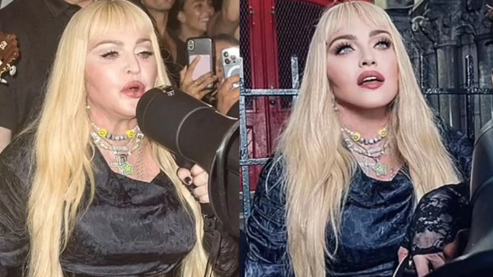 Madonna v skutočnosti verzus na Instagrame.