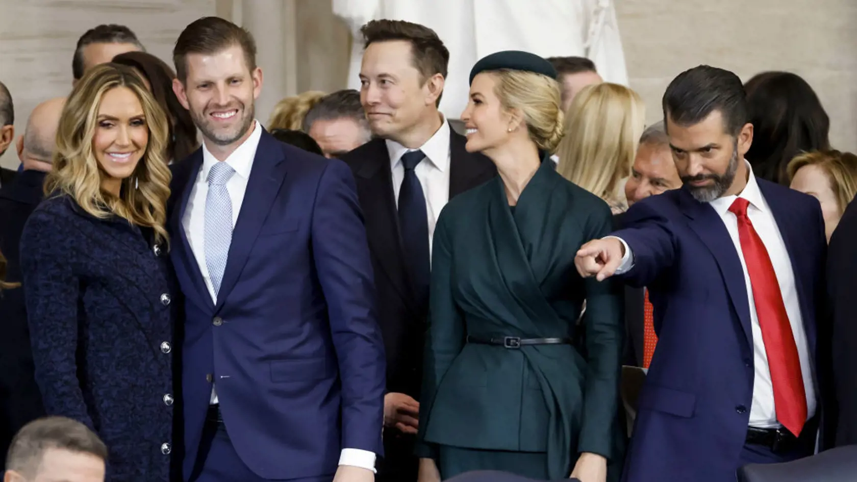 Deti Donalda Trumpa. Do fotografie sa vlúdil aj jeho fanúšik a spojenec Elon Musk.