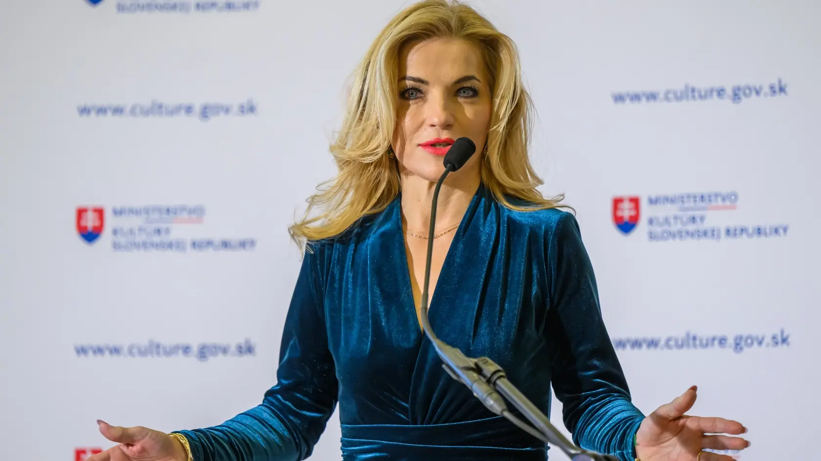 Na snímke ministerka kultúry SR Martina Šimkovičová.