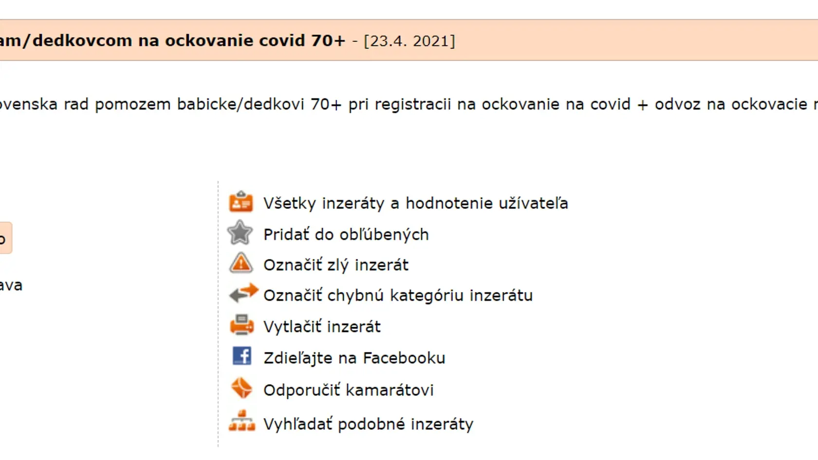 Vynaliezaví Slováci našli spôsob ako sa rýchlo dostať k vakcíne. Za sprievod vašej babky či dedka ponúkajú pivo, niektorí dokonca stovky eur!