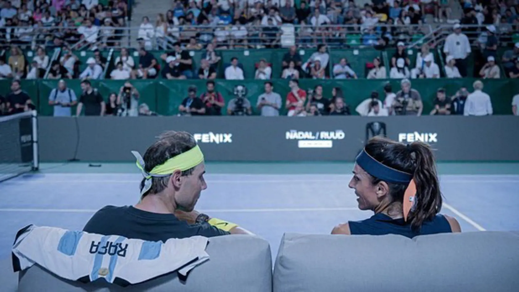 Gabriela Sabatini si nedávnu štvorhru tiež perfektne užila. S Nadalom si nezahrá len tak hocikto a každý deň.