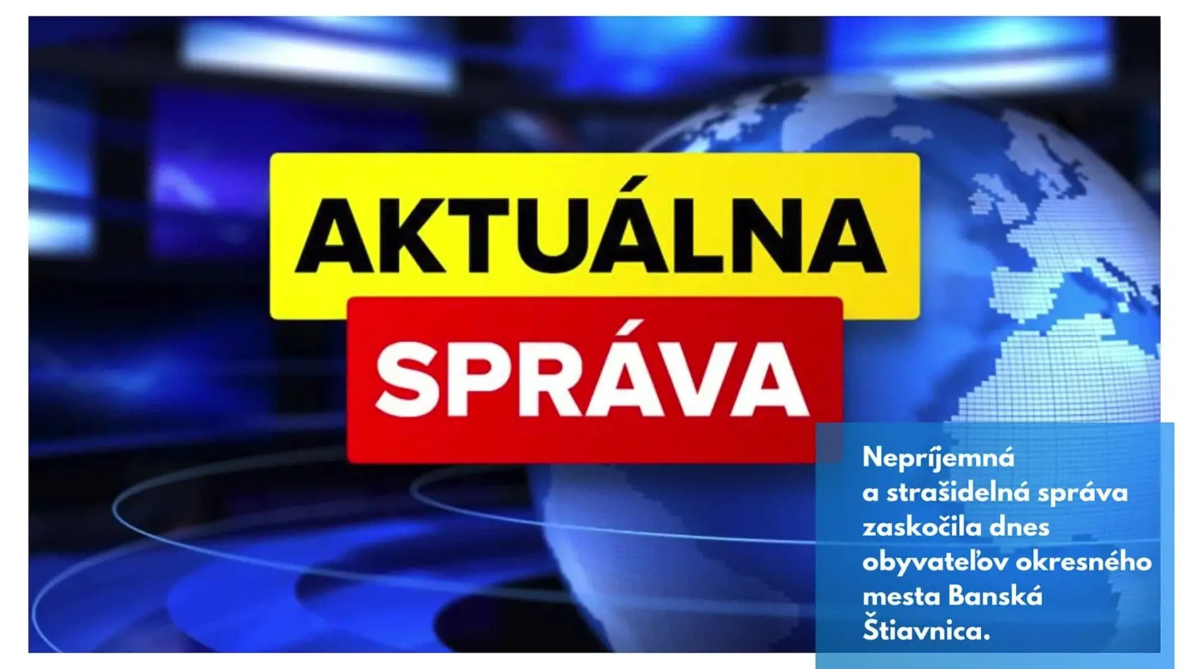 Nepríjemná a strašidelná správa zaskočila dnes obyvateľov okresného mesta Banská Štiavnica. Pedagogických i nepedagogických zamestnancov miestnych škôl postavil do pozoru anonymný e-mail, ktorý im bol dnes doručený.