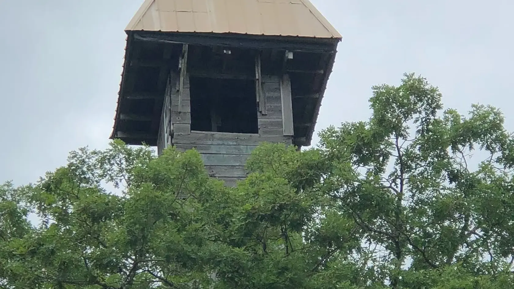 Miestny farár sa jedného dňa modlil a dostal pokyn od Boha, že má postaviť dom na strome. Vznikla tak 10-poschodová stavba s výškou takmer 30 metrov a s odhadovanou plochou viac než 3000 štvorcových metrov.
