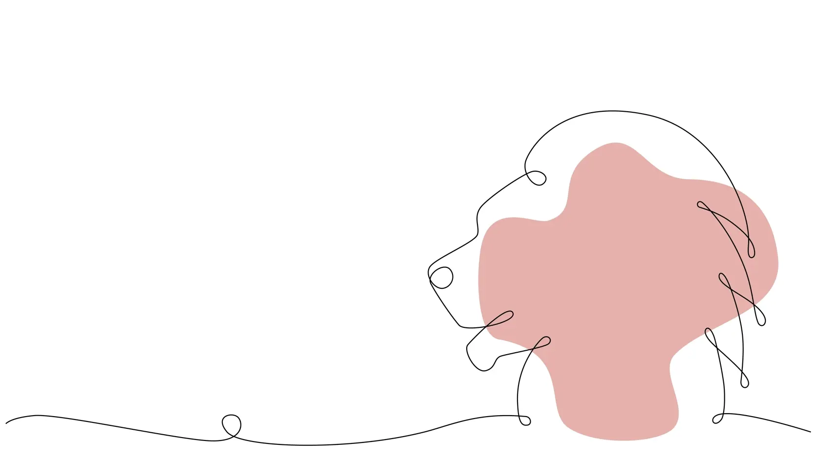 Leo,Zodiac,Constellation,One,Single,Hand,Drawing,Continues,Line.,Vector