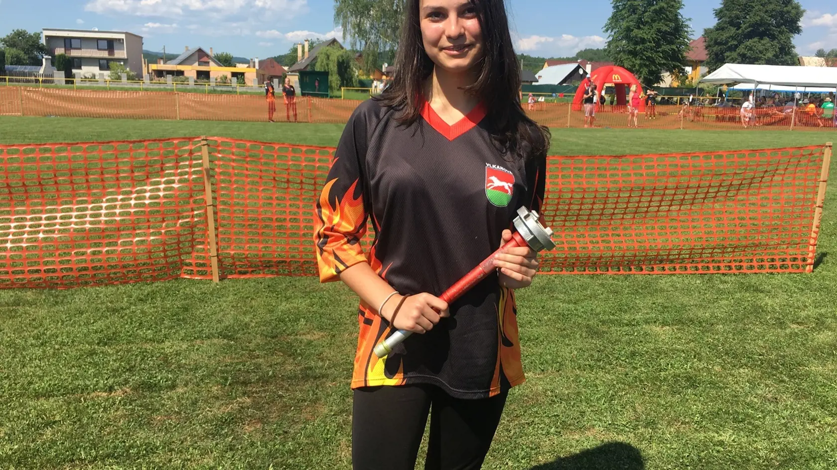 Natália Lacková (15), DHZ Vlkanová. Vo Vlkanovej robí najlepšiu prúdárku.