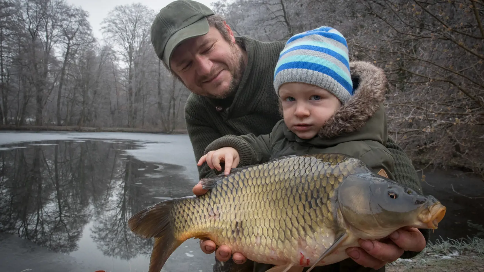 Stupavské rybárstvo Vaicenbacher. Celoročný predajca sladkovodných rýb zažíva najväčší nápor v predvianočnom období. Na snímke je ryba kapor.