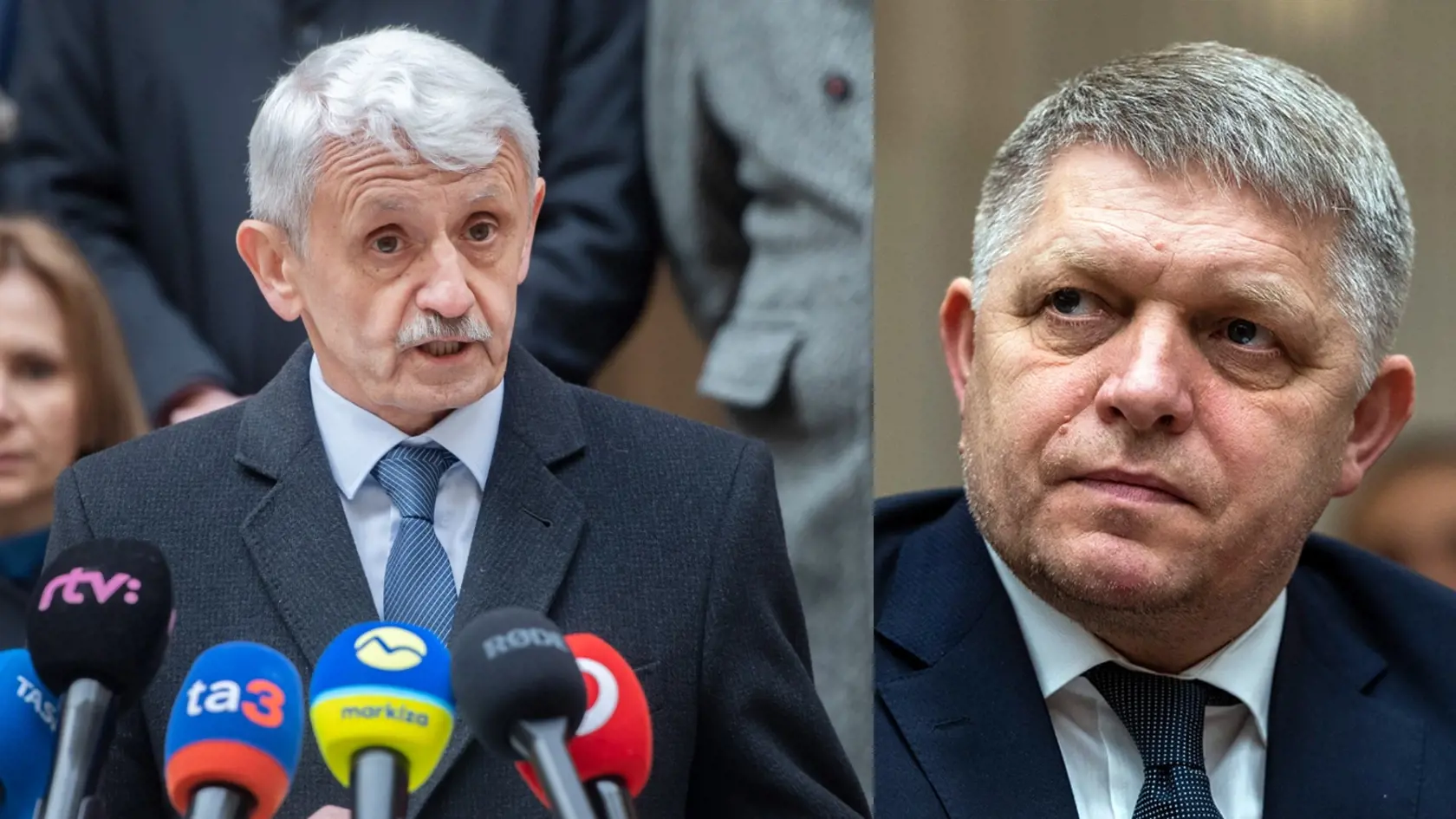 Mikuláš Dzurinda a Robert Fico