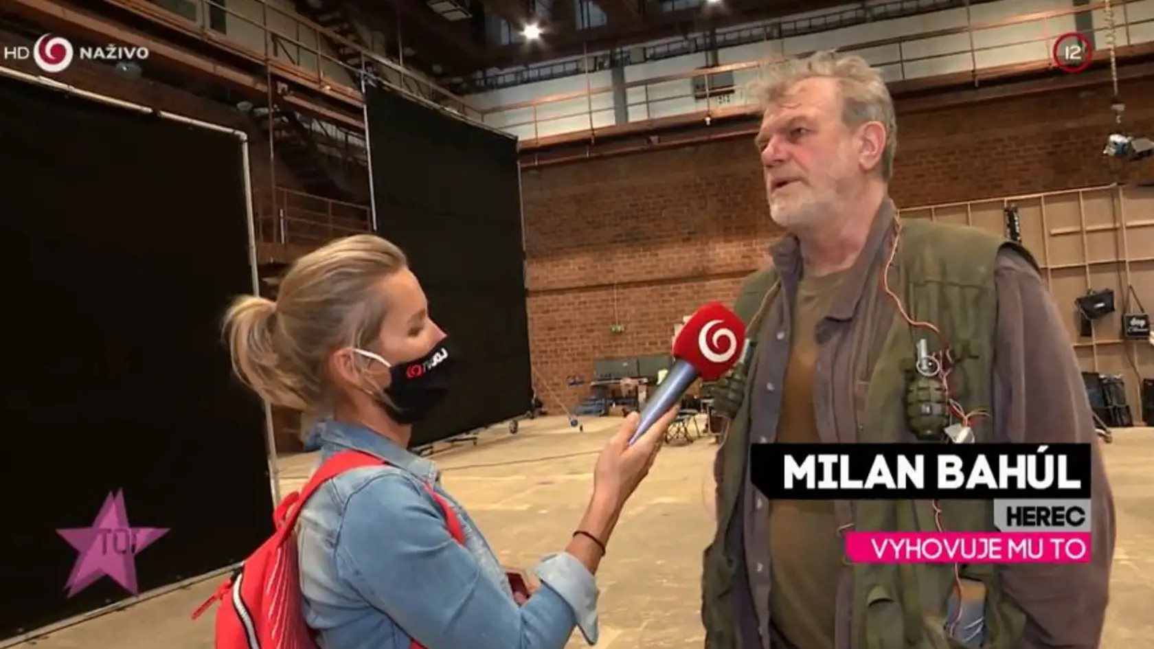 Herec Milan Bahúl je zmenený na nepoznanie.
