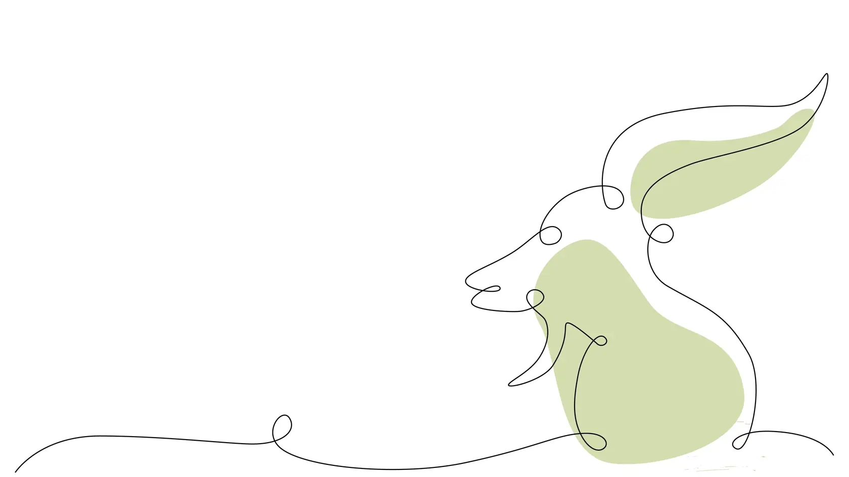 Capricorn,Zodiac,Constellation,One,Single,Hand,Drawing,Continues,Line,Boho
