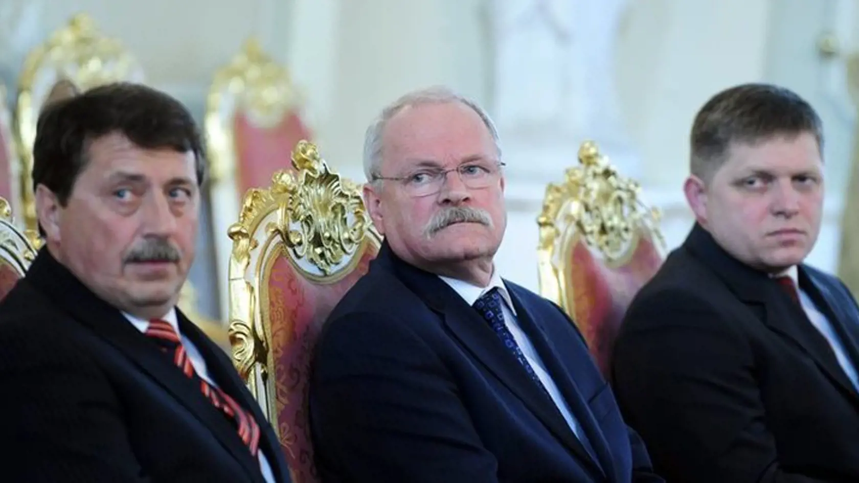 Paška, Gašparovič a Fico.