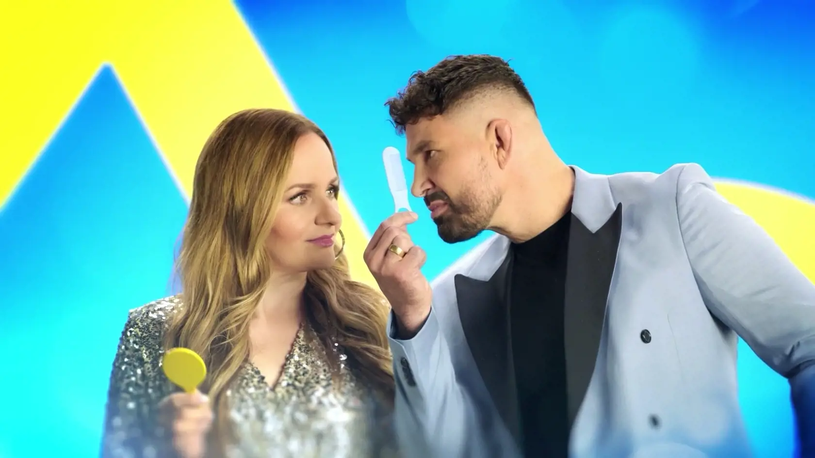 Nové jingle Markízy. Zuzana Kubovčíková Šebová a Attila Végh.
