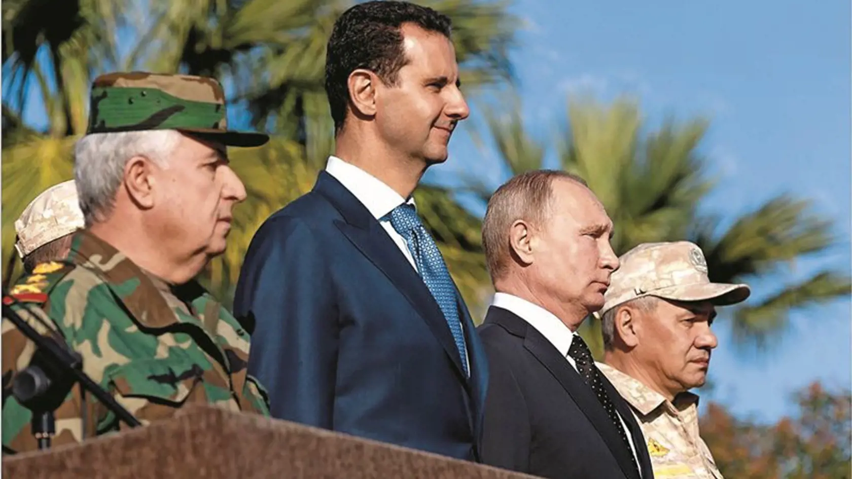 Baššár Asad a Vladimir Putin: S každým úspechom vládnych vojsk sa Sýria čoraz viac dostáva do zóny ruského vplyvu.