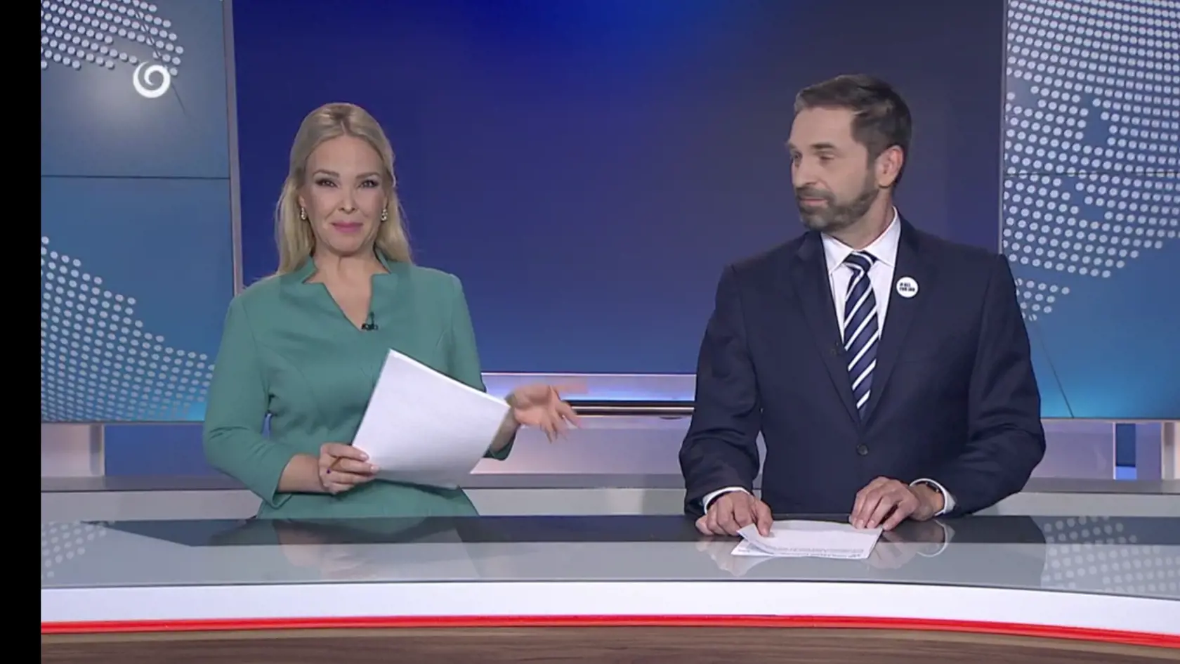 Moderátorka Lucia Barmošová v posledných dňoch na obrazovkách TV JOJ.