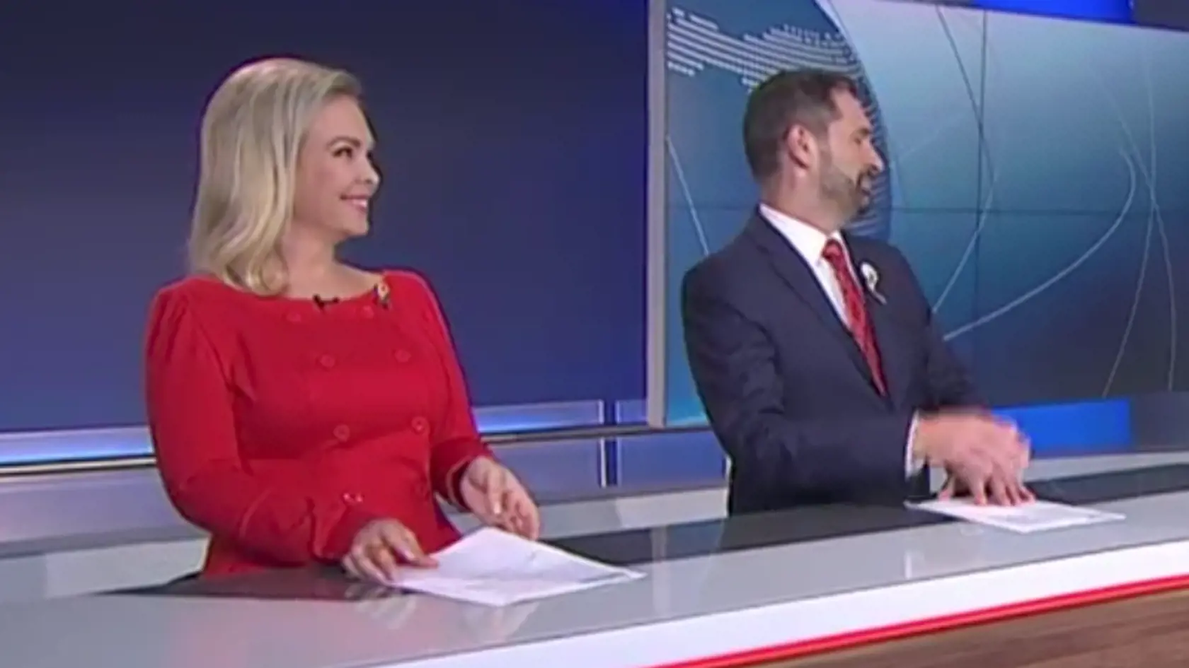 Moderátorka Lucia Barmošová v posledných dňoch na obrazovkách TV JOJ.