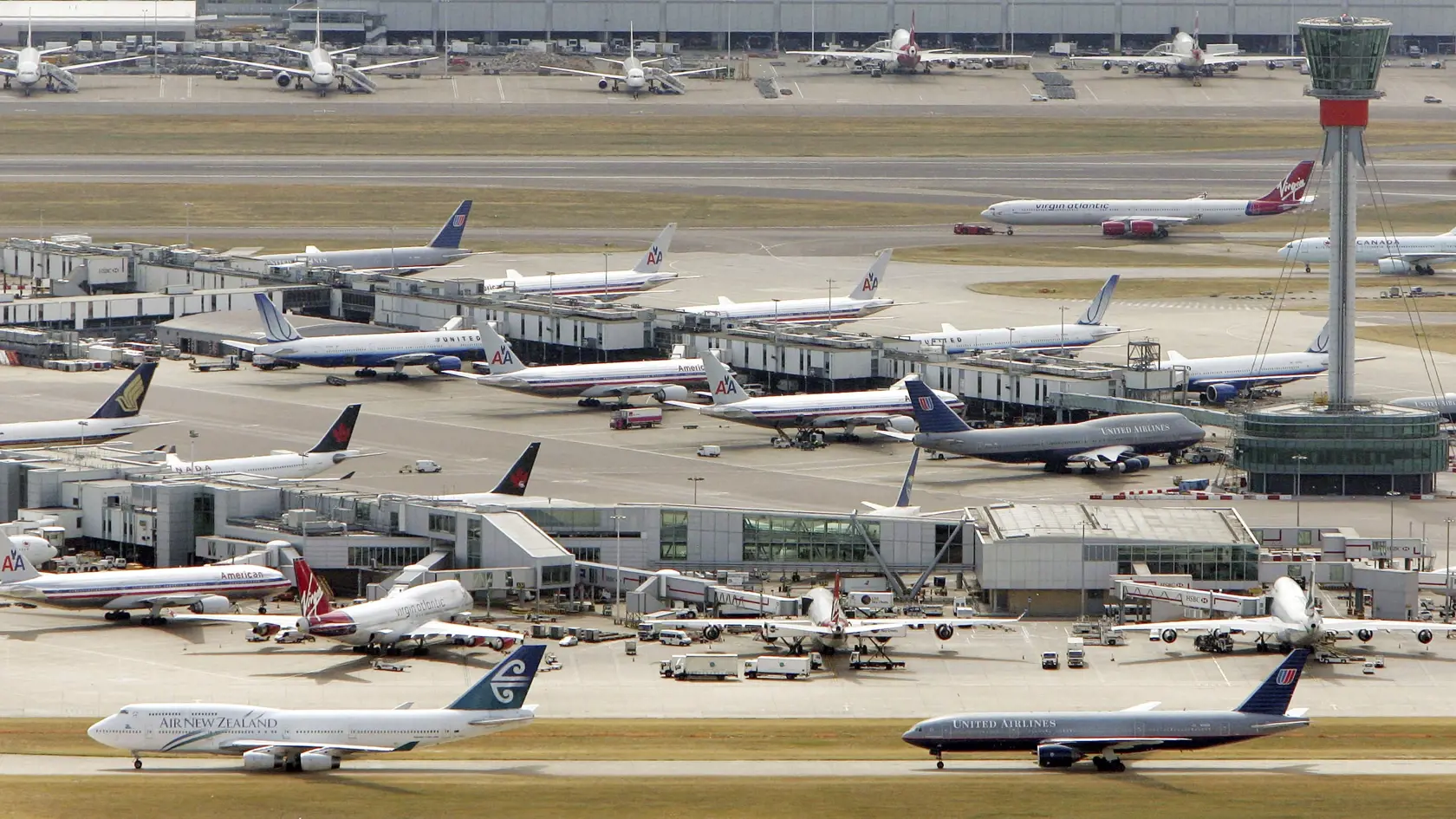 Londýnske letisko Heathrow je najrušnejším letiskom v Európe.