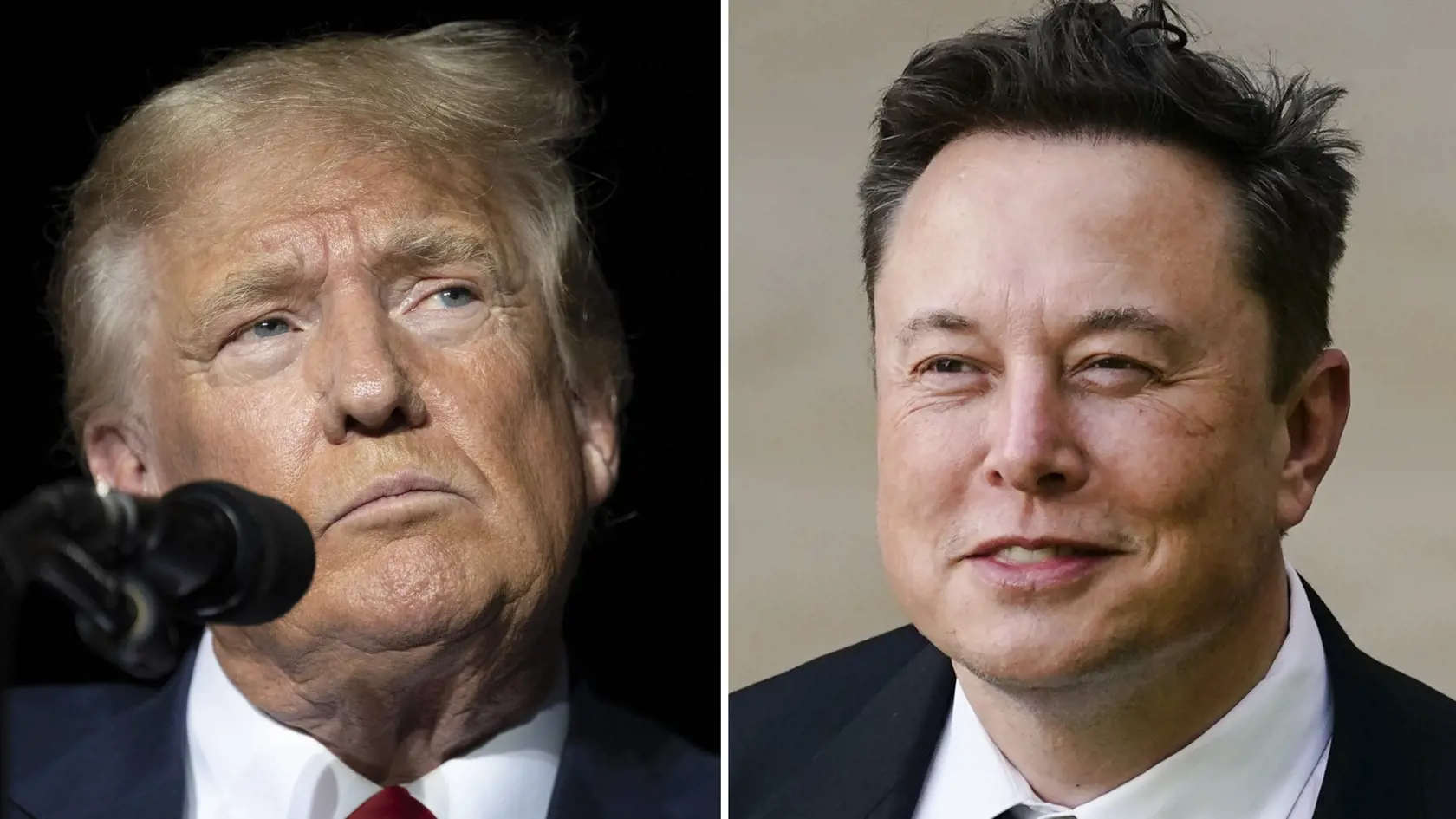 Americký prezident Donald Trump a miliardár Elon Musk.