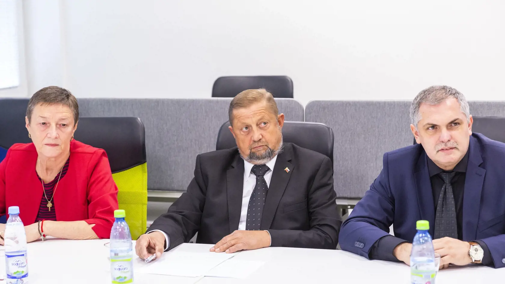 Líder mimoparlamentnej strany Vlasť Štefan Harabin predstavil kandidátku strany Vlasť.