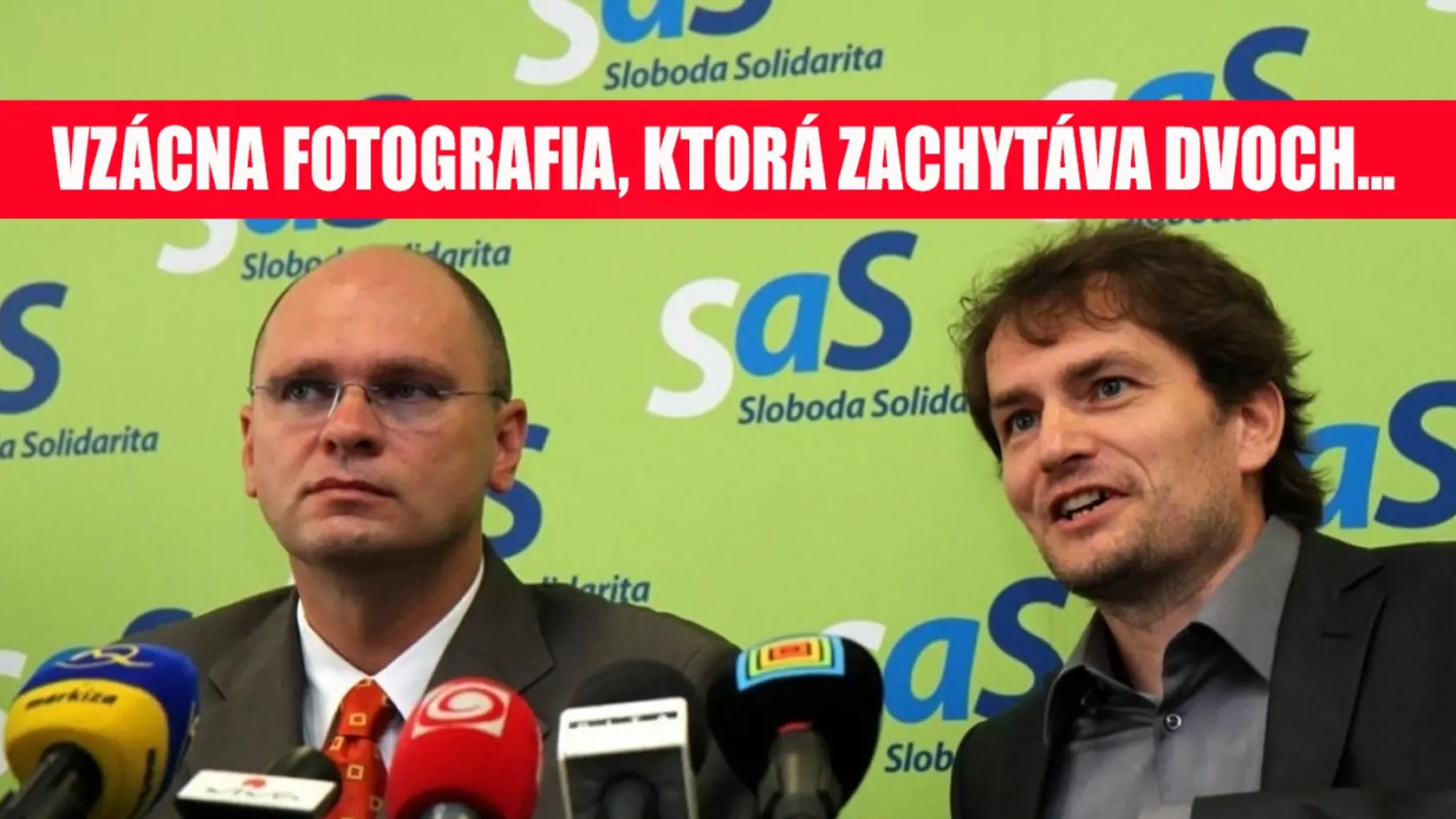 Richard Sulík a Igor Matovič