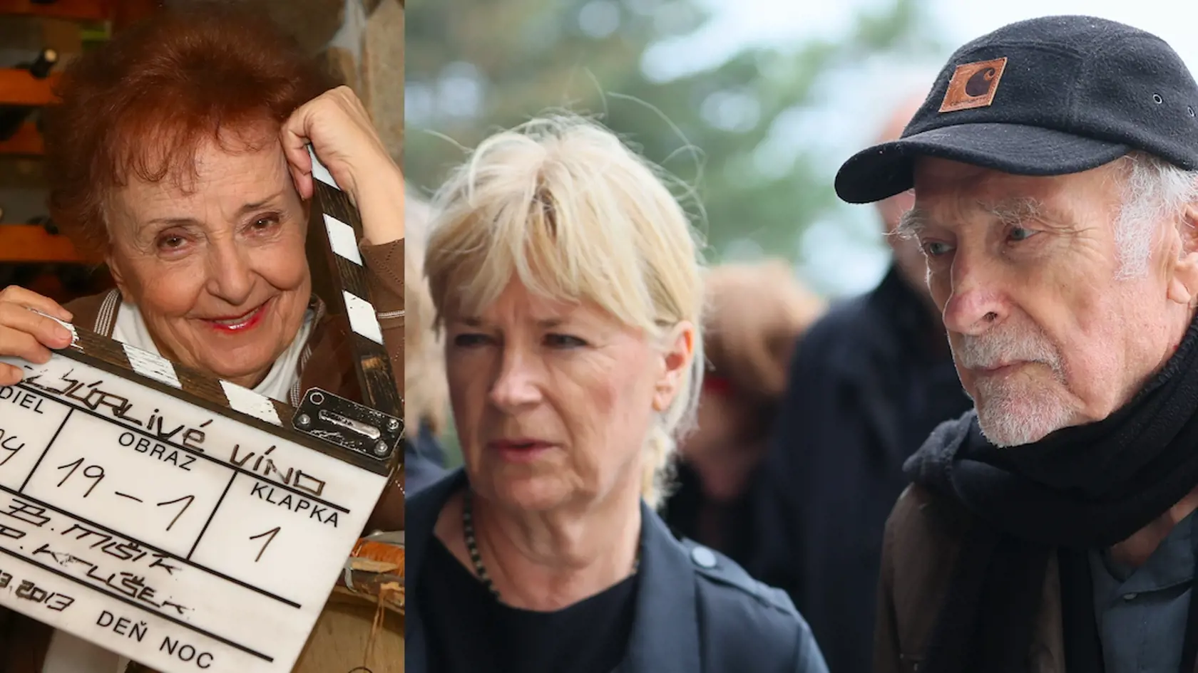 Eva Rysová, pohreb, koláž