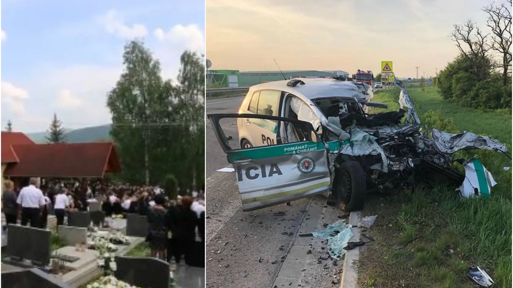 Príbuzní aj priatelia sa dnes rozlúčili so zosnulým policajtom Miroslavom Tesákom