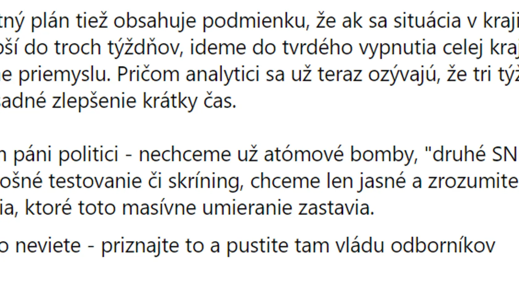 Denisa Saková sa na sociálnej sieti vyjadrila k aktuálnej situácii.
