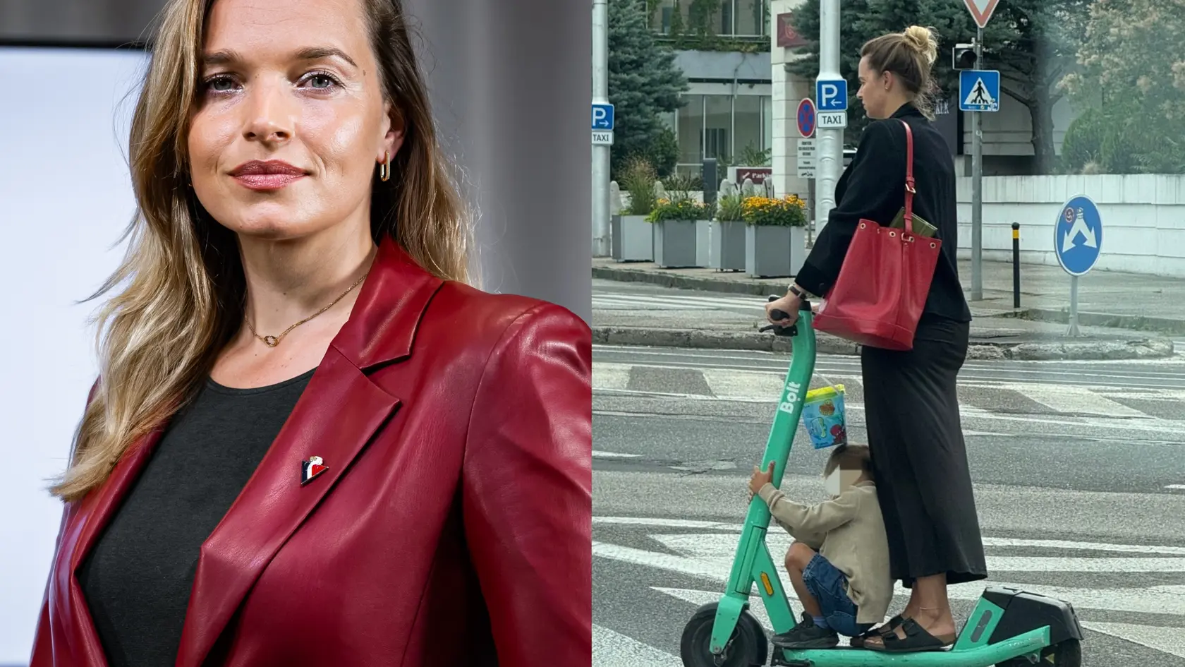 Romana jazdila so synom na jednej kolobežke. 