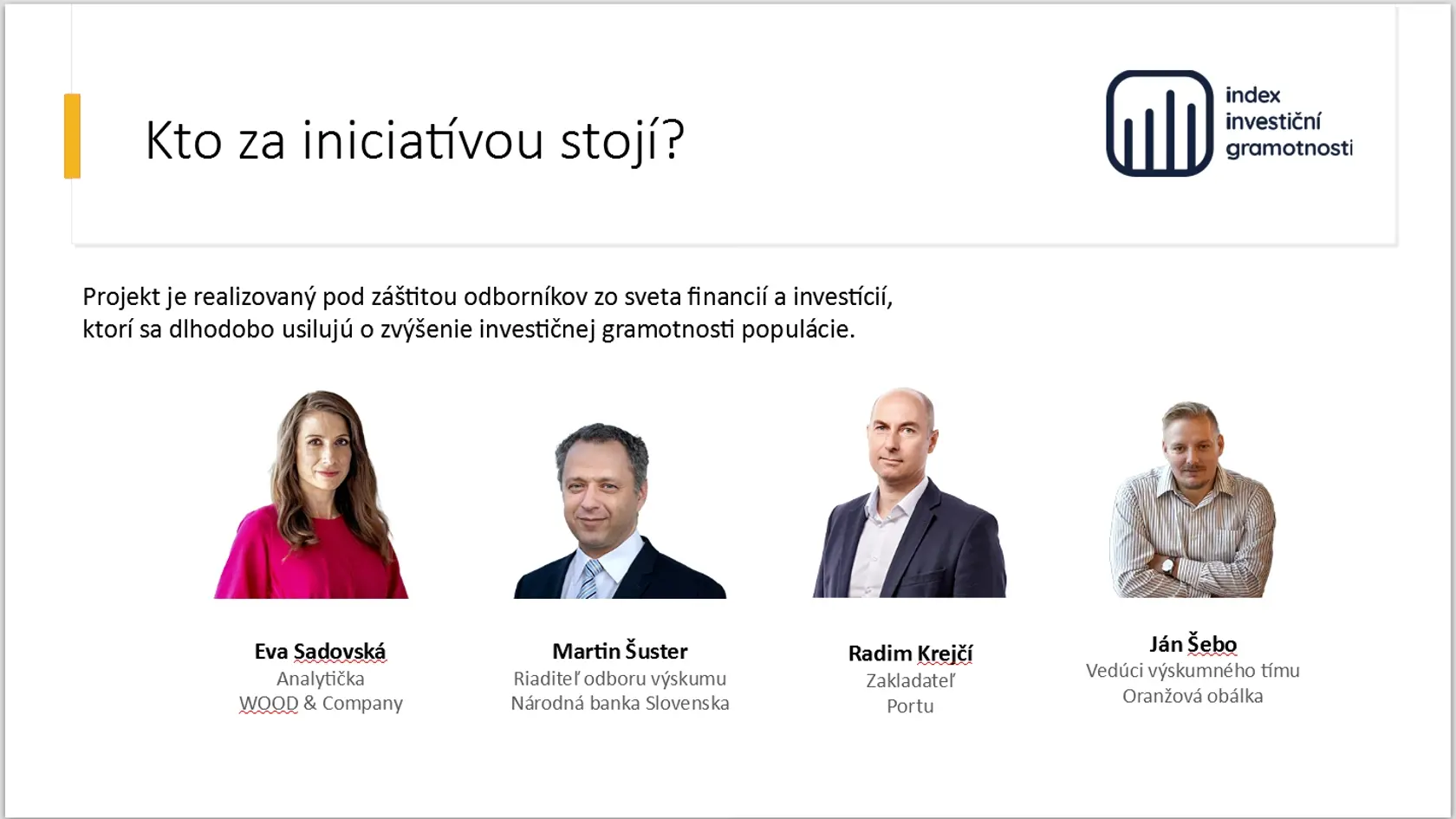 Index investičnej gramotnosti bude každý rok porovnávať, čo Slováci vedia o investovaní.