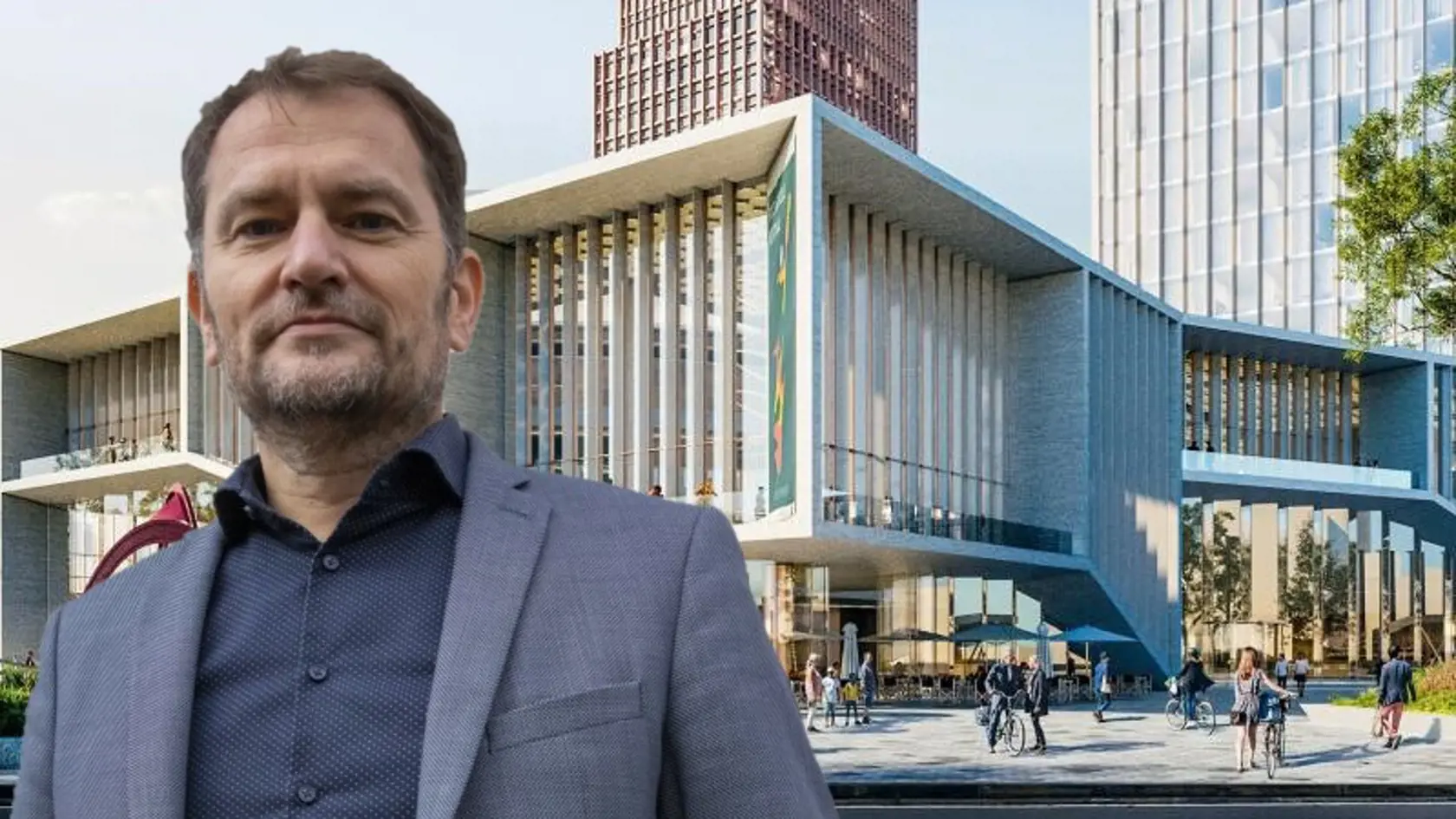 Vizualizácia projektu Nového Istropolisu. Z jeho výberom Igor Matovič nesúhlasí.