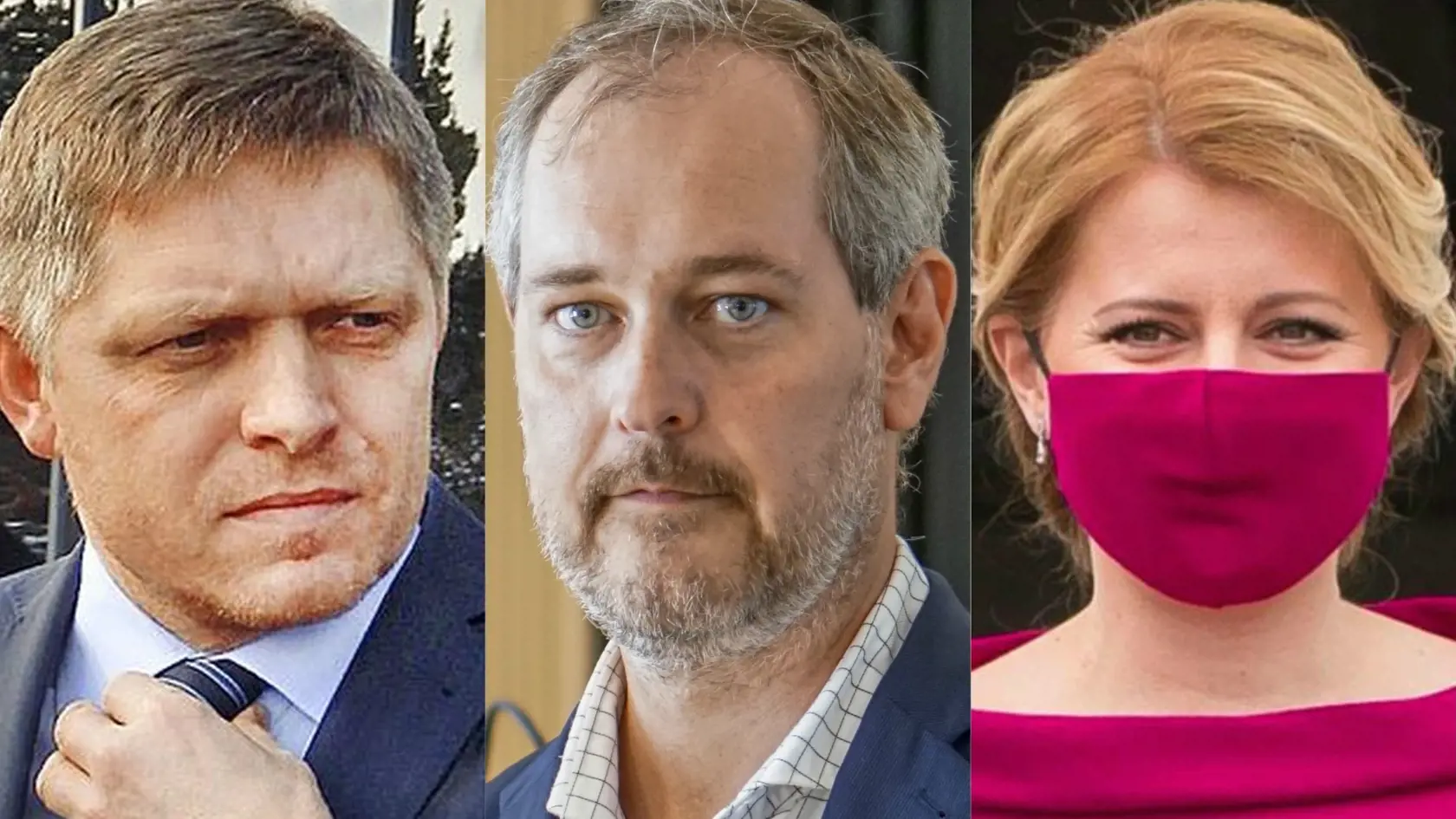 Braňo Závodský, Zuzana Čaputová, Robert Fico