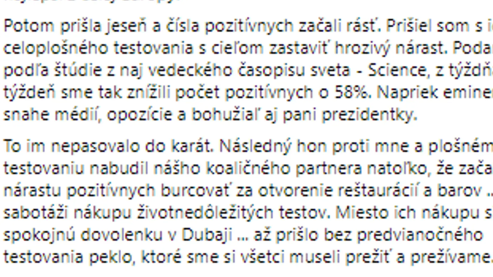 Status ministra financií Igora Matoviča, ktorý končí záhadnými slovami. Tie naznačujú možný odchod z politiky.