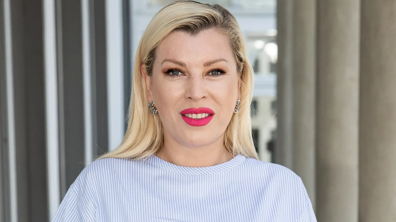 Predstavenie novej vysielacej štruktúry televízie JOJ v Bratislave. Na snímke Gabriela Drobová.
