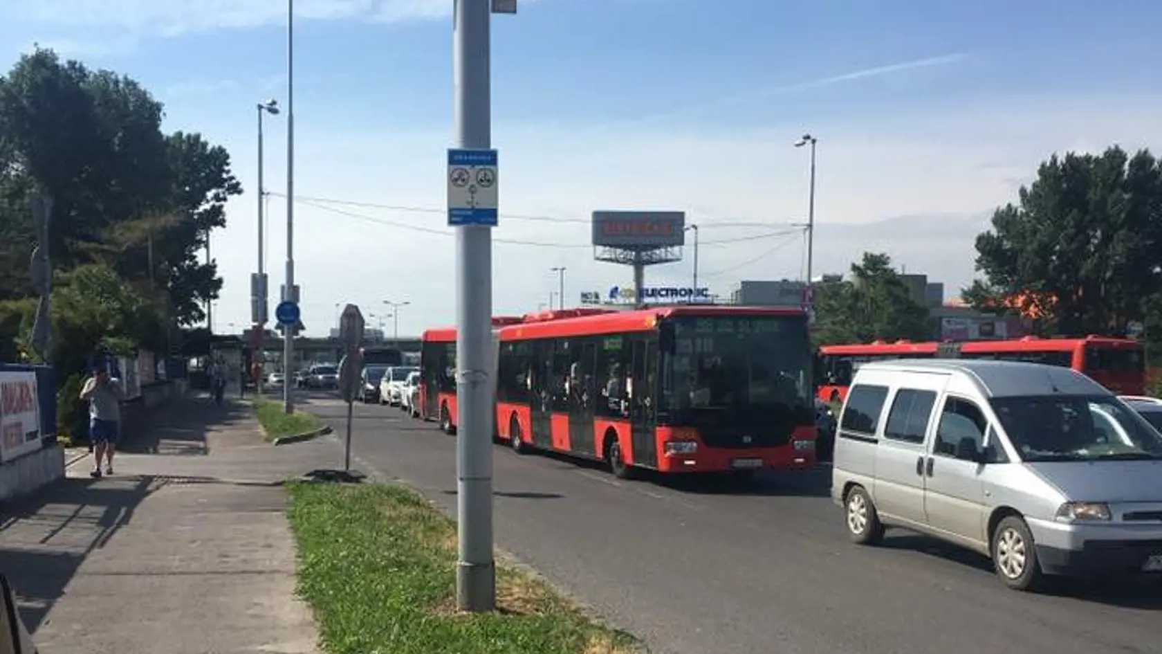 Kolaps dopravy v Bratislave. 