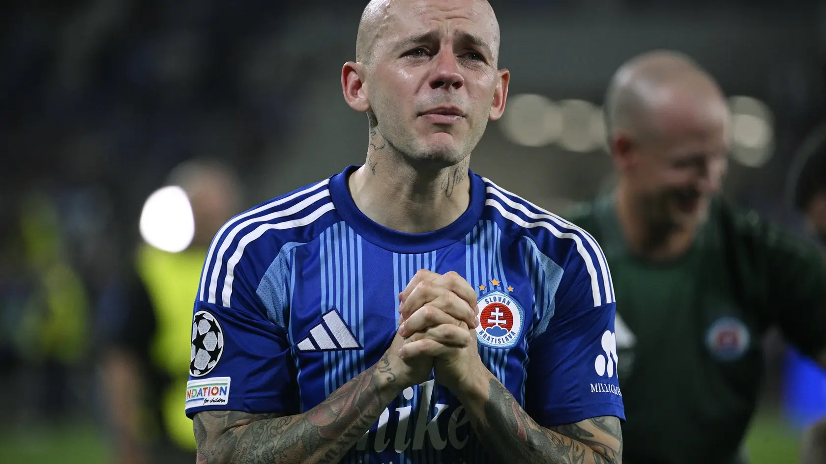 Vladimír Weiss ml. v drese ŠK Slovan Bratislava.