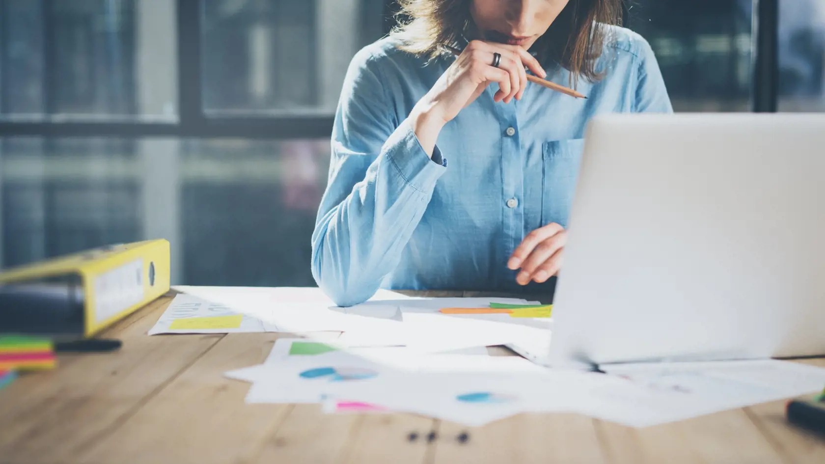Young,Architect,Work,Project.,Photo,Woman,Working,With,New,Startup