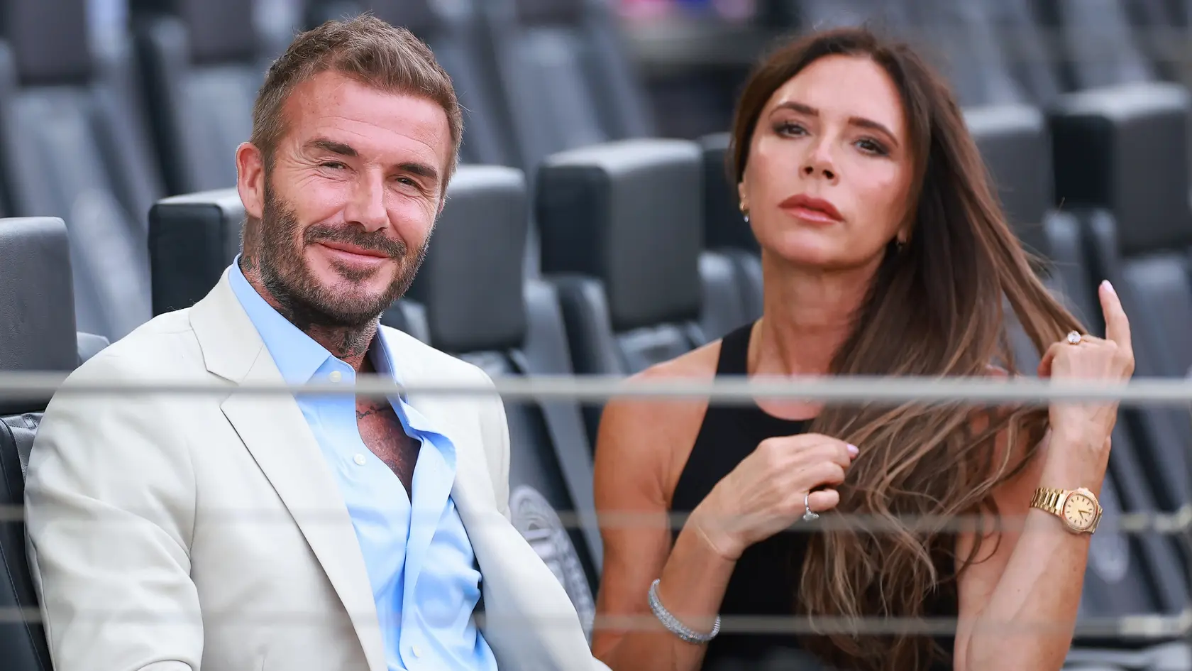 David Beckham a Victoria Beckham.