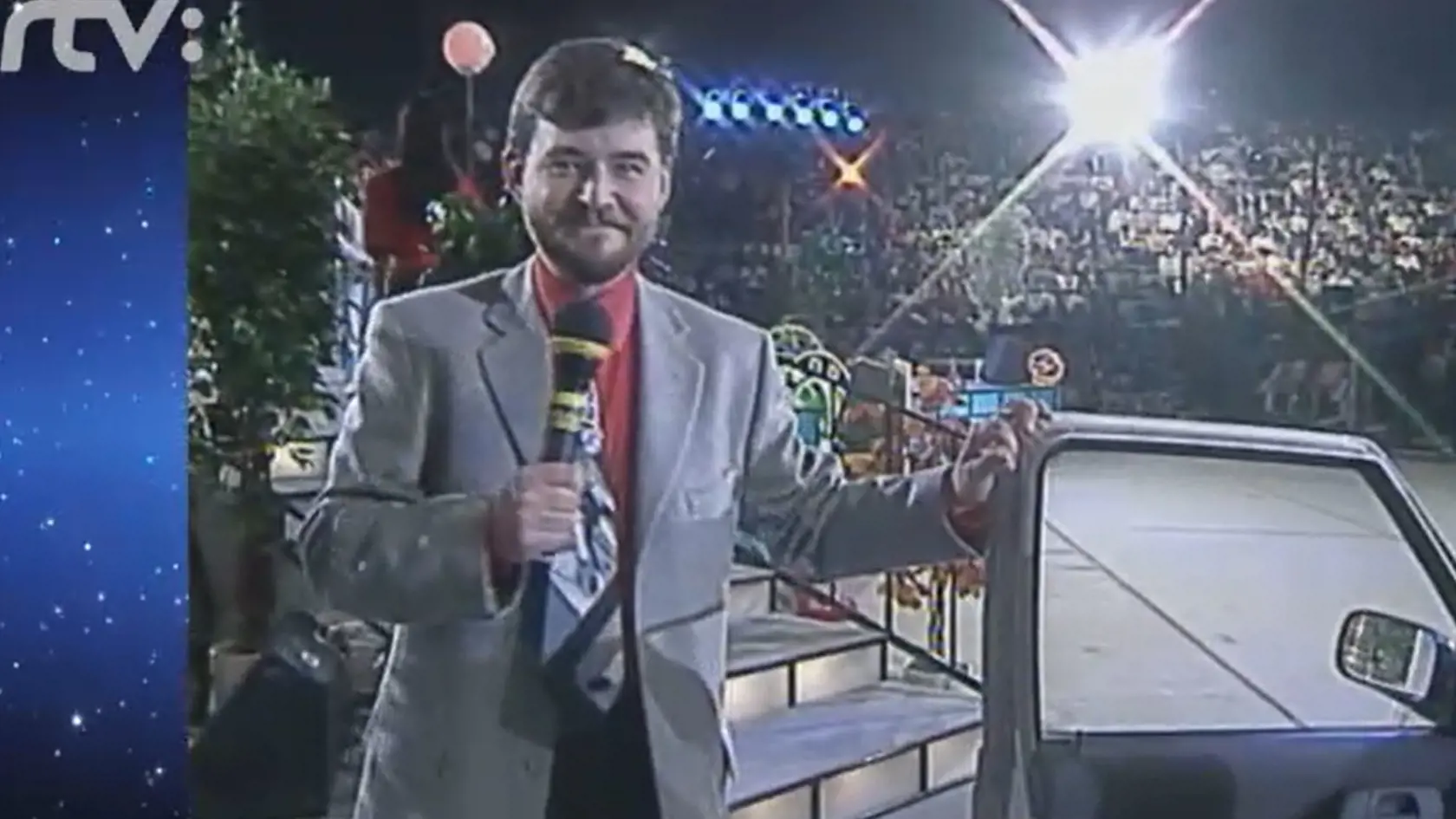 Michal Hudák v relácii Správny kľúč. Písal sa rok 1996.