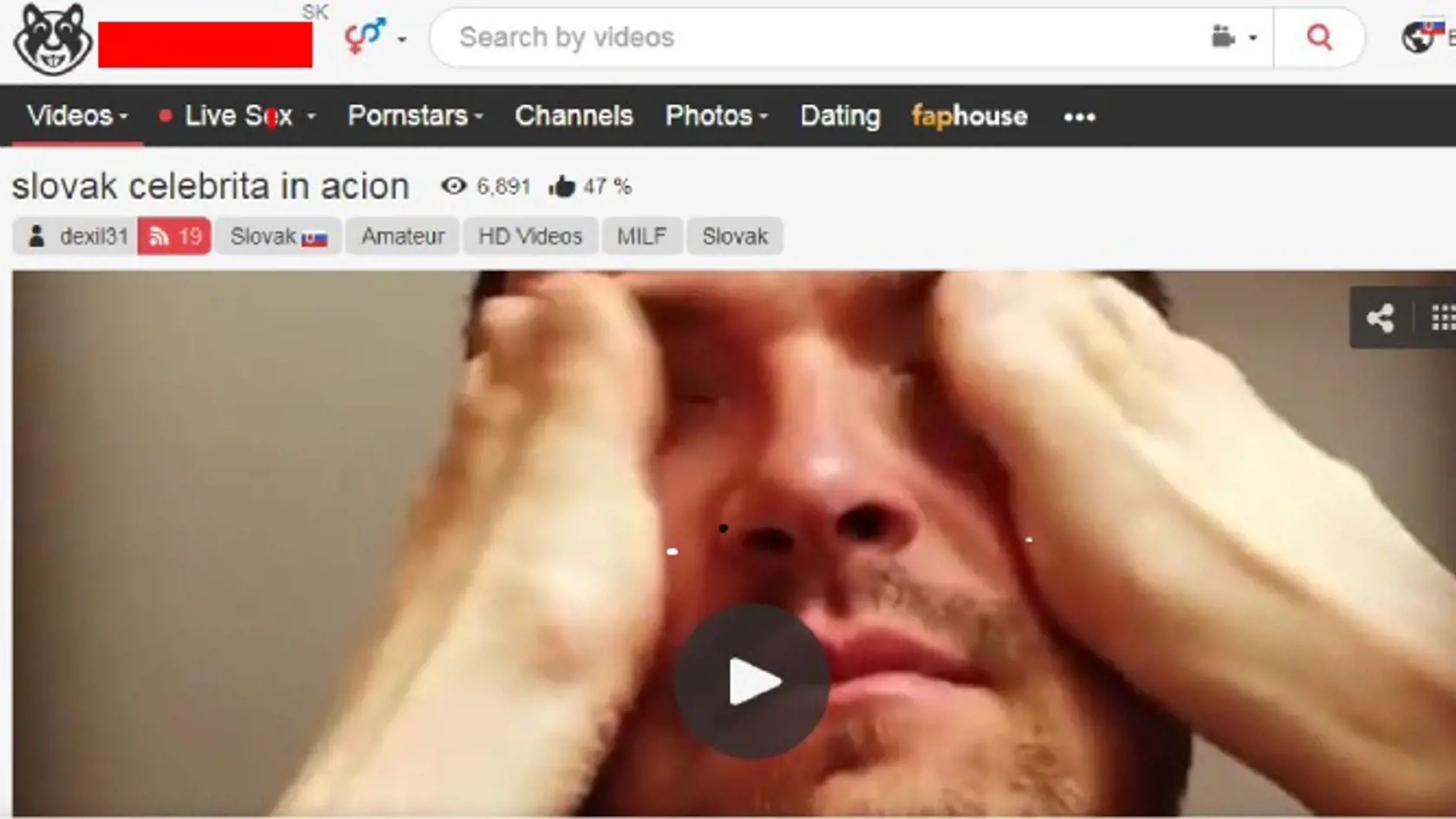 Viktorove nevinné video sa objavilo na stránke pre dospelých