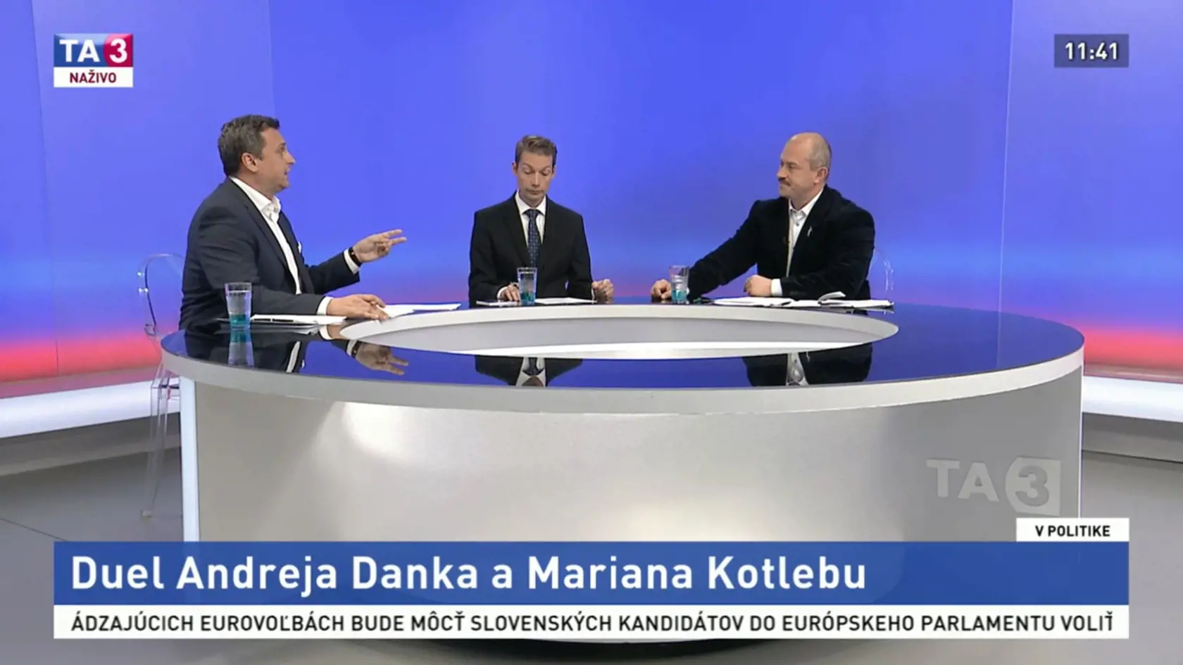 V relácii V politike v roku 2019.