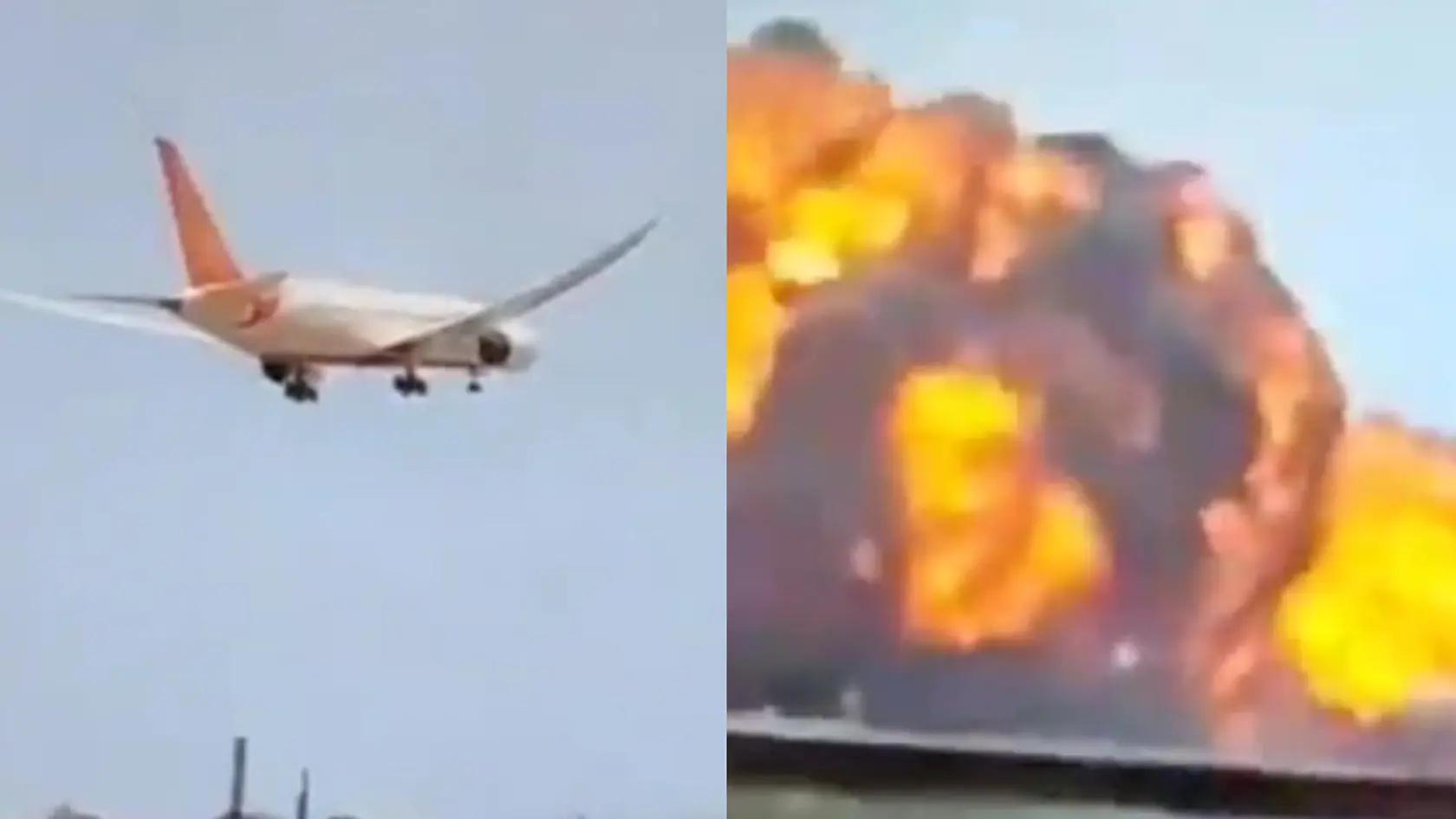 Lietadlo typu Boeing 787-8 Dreamliner sa zrútilo do štvrte Méghání Nagar v Ahmadábáde a dopadlo na budovu študentského internátu. 