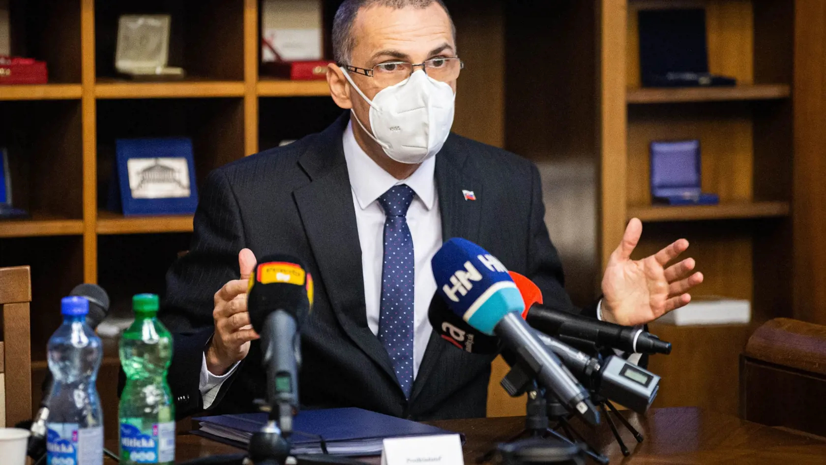 Na snímke generálny prokurátor SR Maroš Žilinka počas rokovania Zahraničného výboru NR SR v Bratislave 31. januára 2022. FOTO TASR - Jakub Kotian