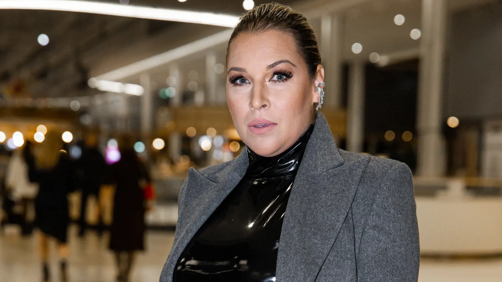 Druhý deň zo série módnych prehliadok pod názvom "Fashion LIVE!" v Bratislave. Na snímke Dominika Cibulková.