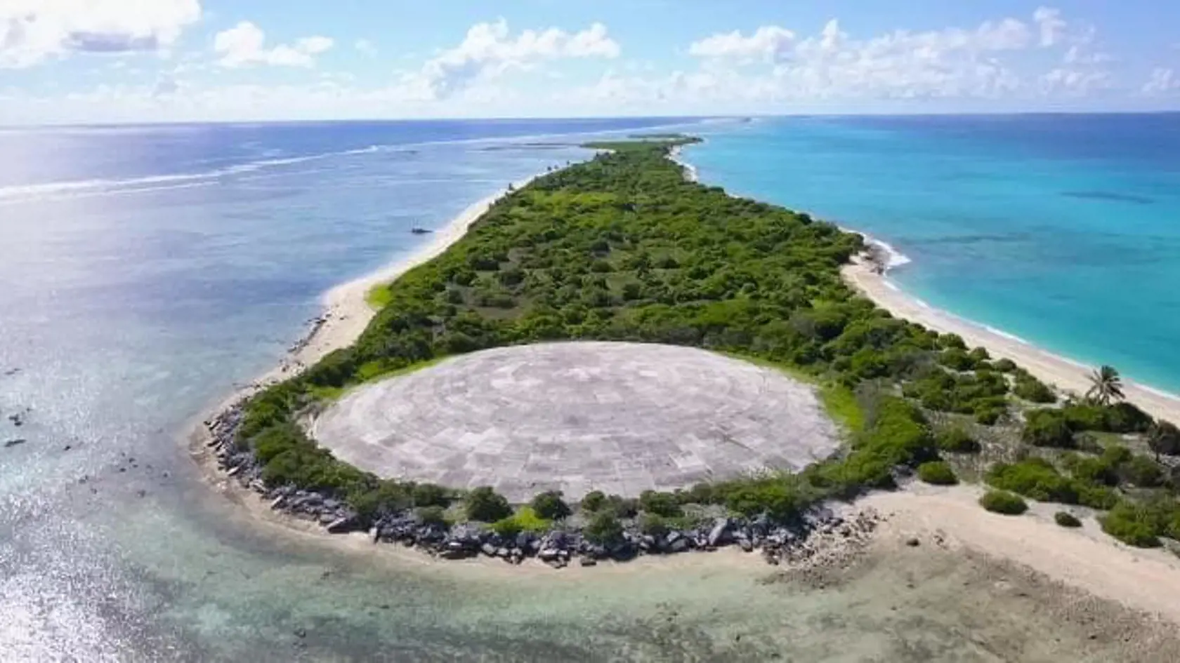 Takto vyzerajú Bikini Atoll po rokoch.